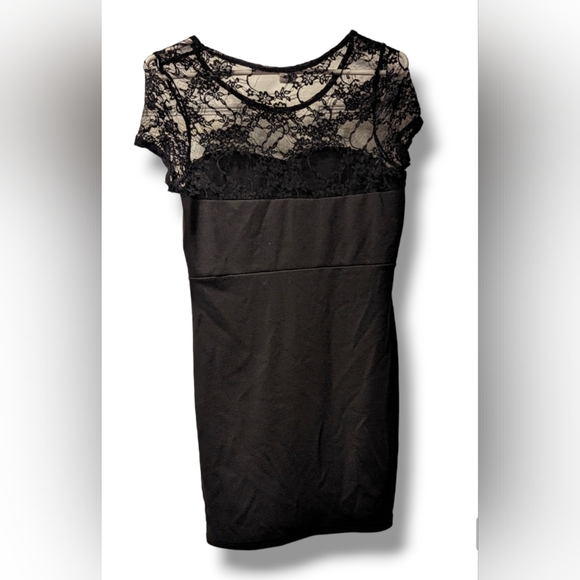Misope lace top little black dress - Picture 2 of 5